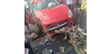 Ganjam car-bike accident