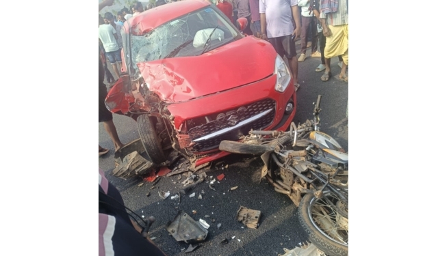 Ganjam car-bike accident