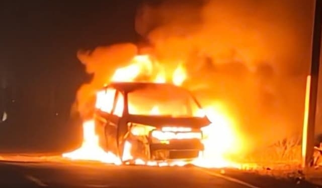 CNG car fire Odisha