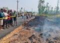 Charred Body of Woman Found