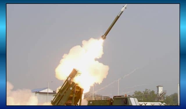 Pinaka Long Range Guided Rocket Test