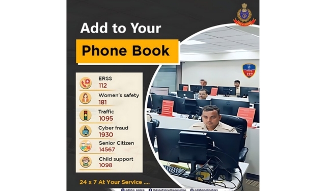 Odisha Police helpline numbers