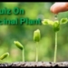 Medicinal plants quiz Odisha