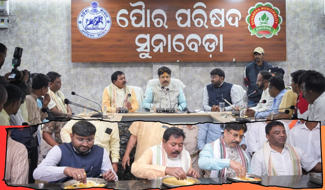 Aahar Kendra Koraput inspection