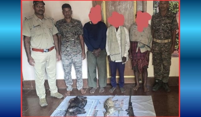 Kuldiha poachers arrested
