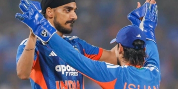 Men in Blue Run Riot – Kishan Century, Arshdeep Five-For Crush Kiwis in Series Decider