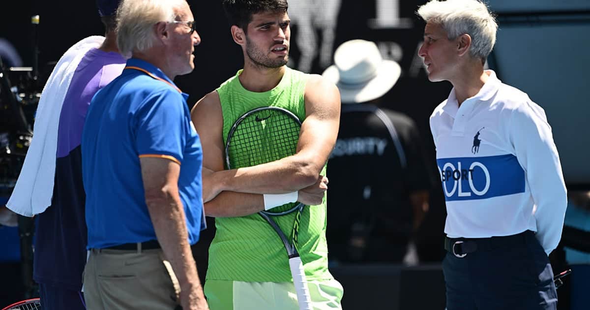 Australian Open 2026: Alcaraz Forced to Remove Whoop Tracker as Wearable Tech Ban Sparks Debate; Sinner, Sabalenka Also Affected