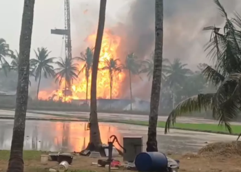 Gas Pipeline Leak Triggers Fire at ONGC Well in Andhra’s Konaseema; No Casualties Reported
