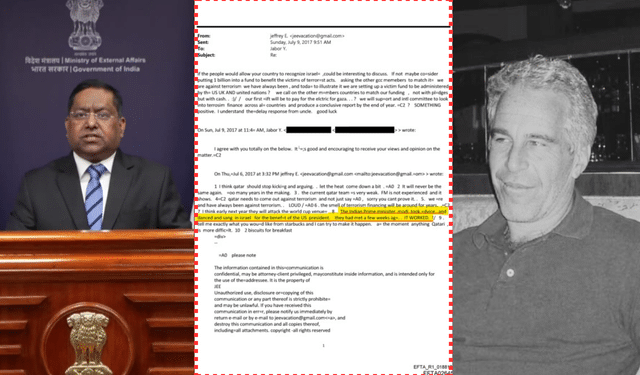 Modi Israel visit Epstein files