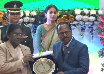 Nuapada District Collector Receives National Recognition for Excellence in Election Management on National Voters’ Day 2026