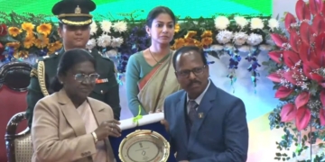 Nuapada District Collector Receives National Recognition for Excellence in Election Management on National Voters’ Day 2026