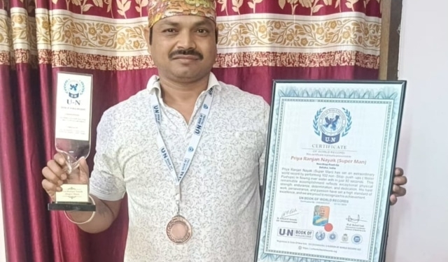 Priyaranjan Nayak world record