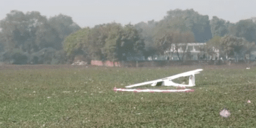 IAF trainer aircraft crash Prayagraj