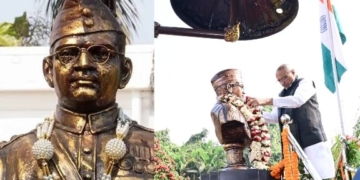 Vice President C.P. Radhakrishnan Pays Tribute to Netaji Subhas Chandra Bose in Cuttack on Parakram Diwas