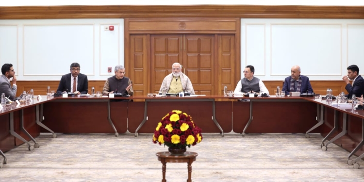 PM Modi AI startups roundtable