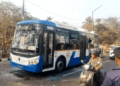Ama Bus Vandalism Bhubaneswar