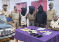 Three Arrested with Drugs, Vehicle, and Cash During Patrolling in Keonjhar’s Joda