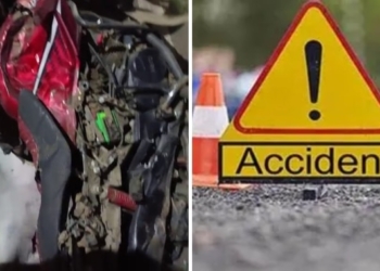 Truck Runs Over Bike