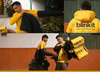 Raghav Chadha Blinkit rider