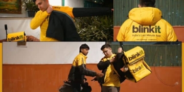 Raghav Chadha Blinkit rider