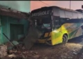 Bus Crashes into House