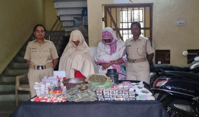 Two Women Held for Ganja Trade Near Utkal University Gate