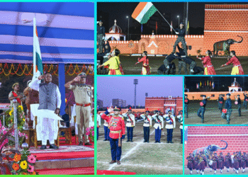 Odisha Flag Lowering Ceremony