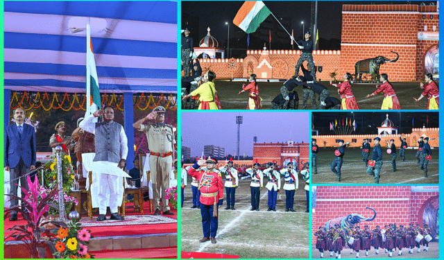 Odisha Flag Lowering Ceremony