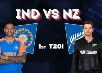 IND vs NZ 1st T20I