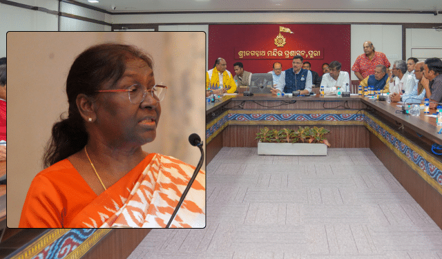 President Murmu Puri Visit