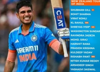 India ODI squad vs New Zealand 2026