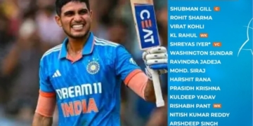 India ODI squad vs New Zealand 2026