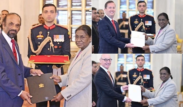 President Murmu accepts credentials