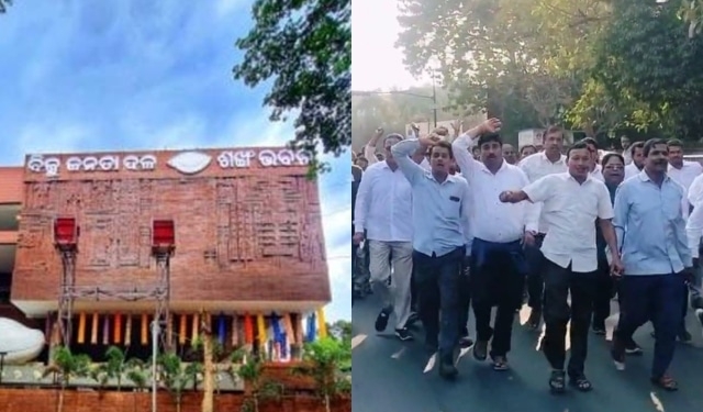 Arvind Mohapatra Suspension Protest