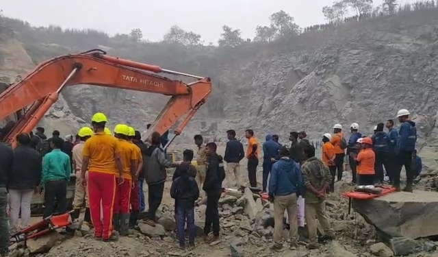 Dhenkanal stone quarry blast