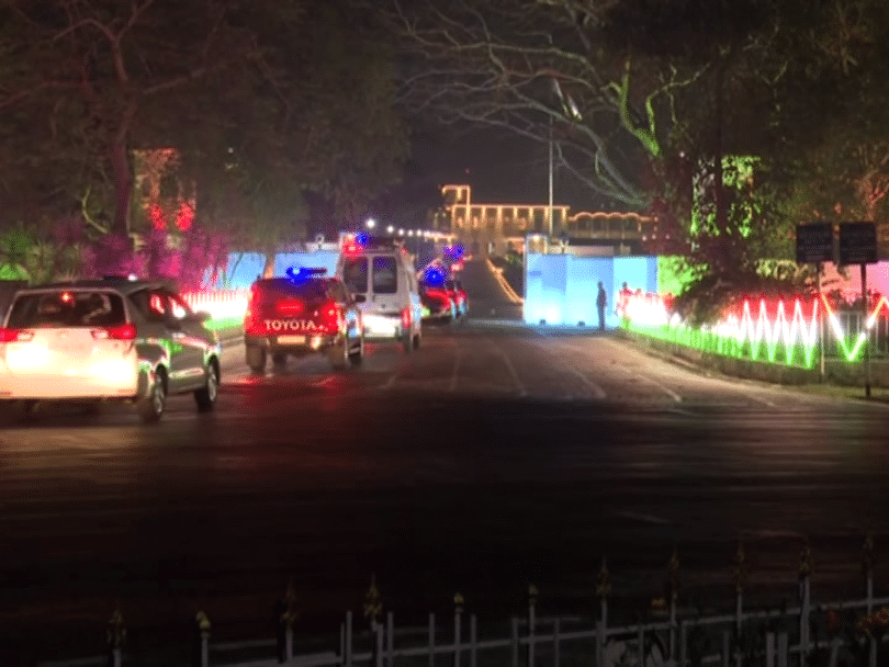 President Droupadi Murmu Arrives in Bhubaneswar