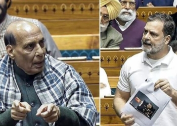 Lok Sabha Disrupted After Rahul Gandhi Attempts to Quote Ex-Army Chief’s Memoir During Budget Session