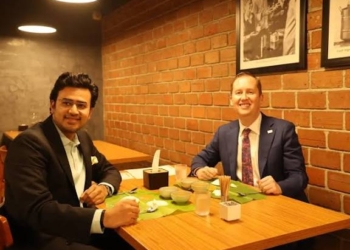 US Ambassador Sergio Gor Explores Bengaluru with Tejasvi Surya