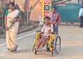 Physically Disabled Girl Writes Exam With Foot