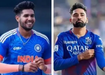 Mohammed Siraj replaces Harshit Rana