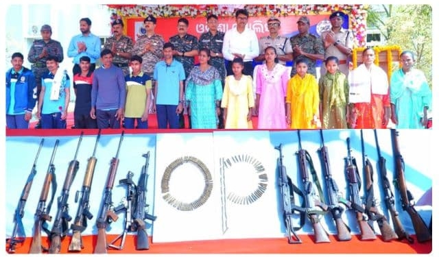 Maoists surrender Rayagada Odisha