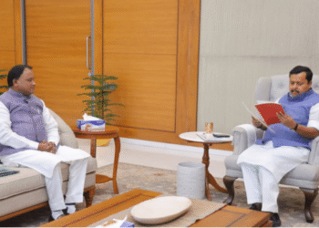 Odisha CM Mohan Majhi Meets BJP National President Nitin Nabin in Delhi