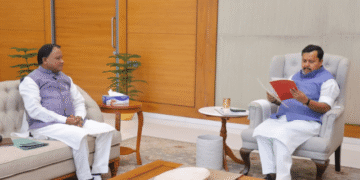 Odisha CM Mohan Majhi Meets BJP National President Nitin Nabin in Delhi