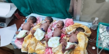 Woman Gives Birth to Quadruplets