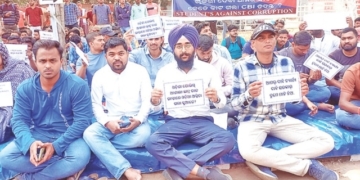 Odisha SI exam protest