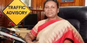 President’s visit traffic restrictions Bhubaneswar