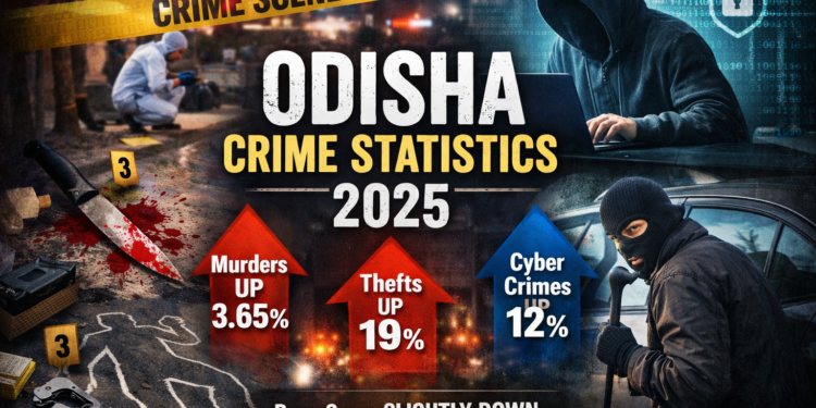 Odisha crime statistics 2025