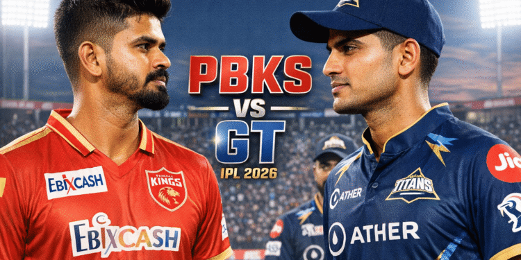 PBKS vs GT live score