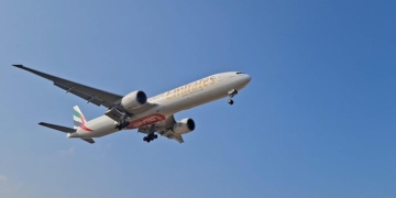Emirates flight