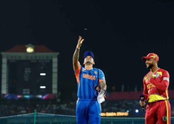 India Opt to Bowl First in Do-or-Die Super 8 Clash Against West Indies at Eden Gardens